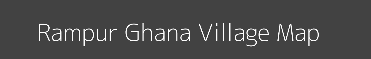 Map of Rampur Ghana Village in Uttar Pradesh Image