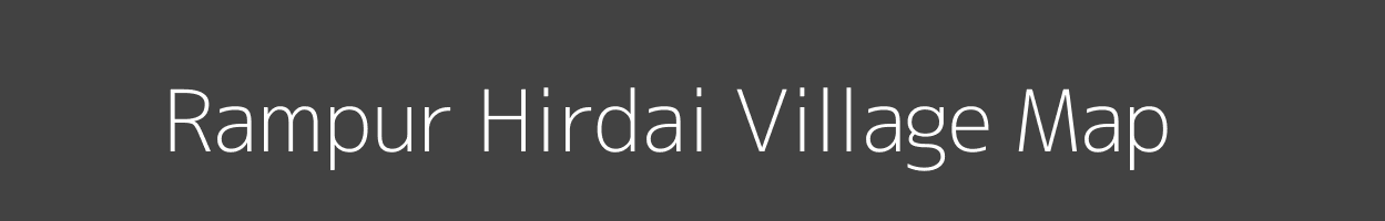 Map of Rampur Hirdai Village in Uttar Pradesh Image