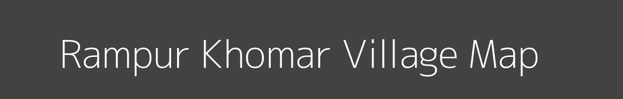 Map of Rampur Khomar Village in Uttar Pradesh Image