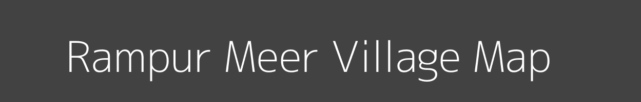 Map of Rampur Meer Village in Uttar Pradesh Image