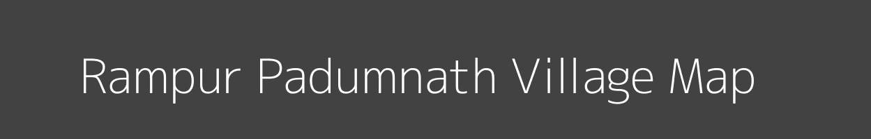 Map of Rampur Padumnath Village in Uttar Pradesh Image