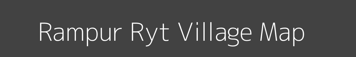 Map of Rampur Ryt Village in Madhya Pradesh Image