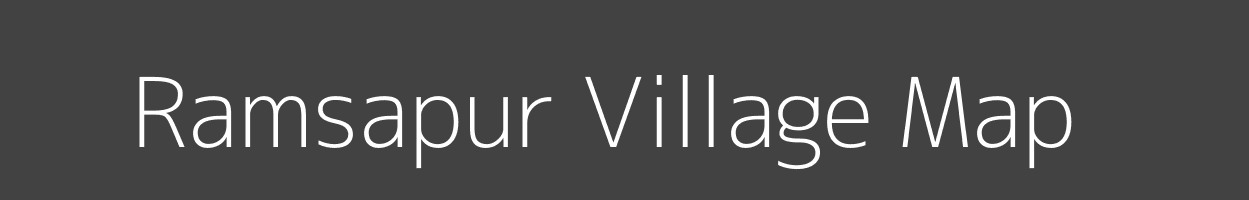 Map of Ramsapur Village in Uttar Pradesh Image