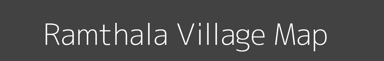 Map of Ramthala Village in Rajasthan Image
