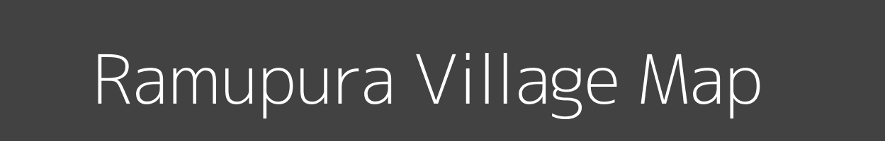 Map of Ramupura Village in Madhya Pradesh Image