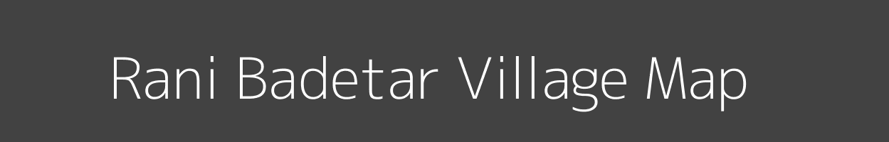 Map of Rani Badetar Village in Jammu and Kashmir Image