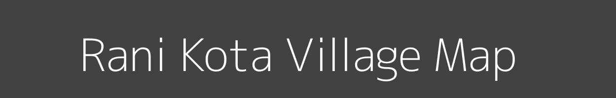 Map of Rani Kota Village in Uttar Pradesh Image