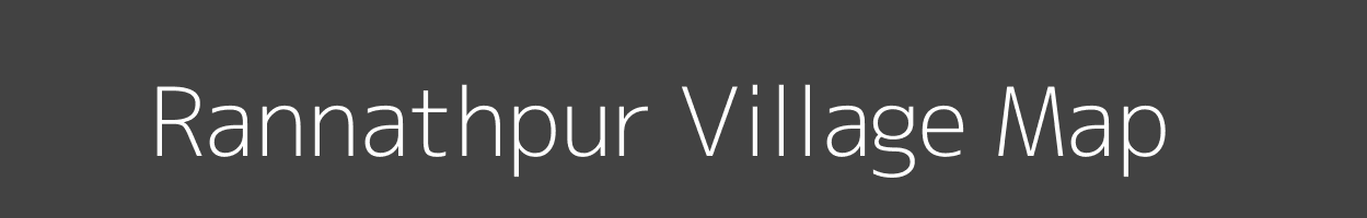 Map of Rannathpur Village in Uttar Pradesh Image