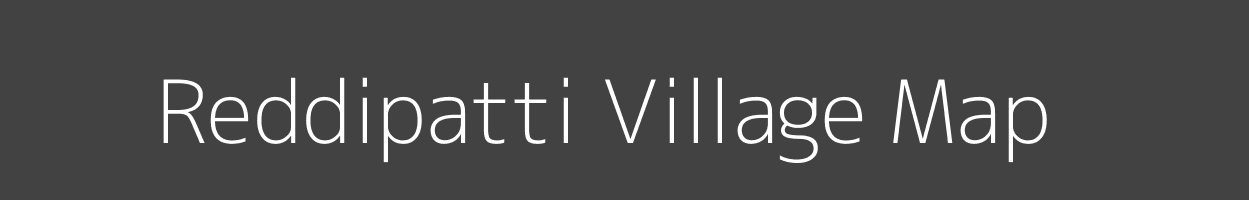 Map of Reddipatti Village in Tamil Nadu Image