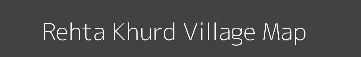 Map of Rehta Khurd Village in Uttar Pradesh Image