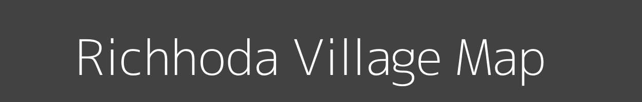 Map of Richhoda Village in Madhya Pradesh Image