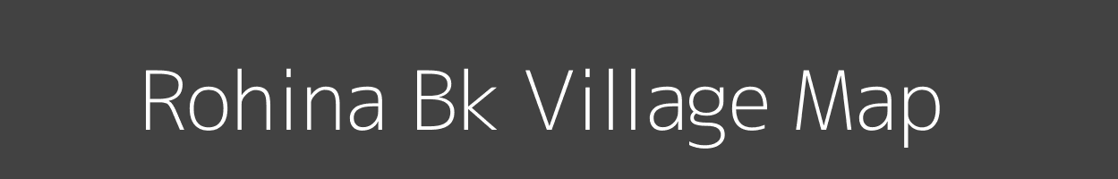 Map of Rohina Bk Village in Maharashtra Image