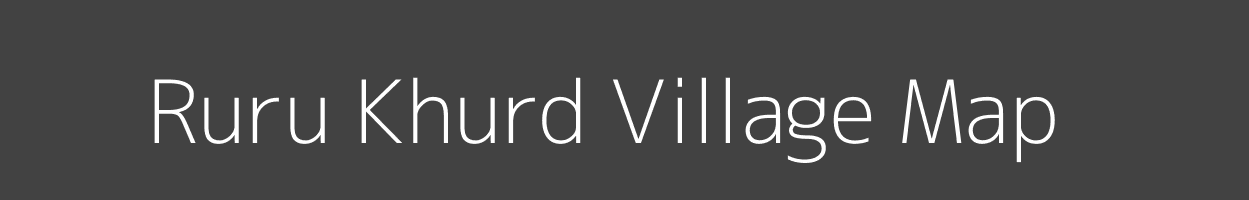 Map of Ruru Khurd Village in Uttar Pradesh Image