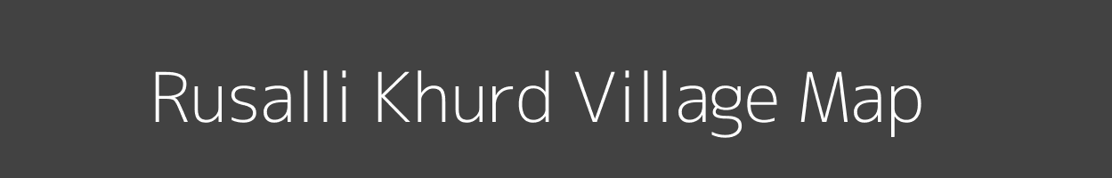 Map of Rusalli Khurd Village in Madhya Pradesh Image