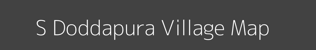 Map of S Doddapura Village in Karnataka Image