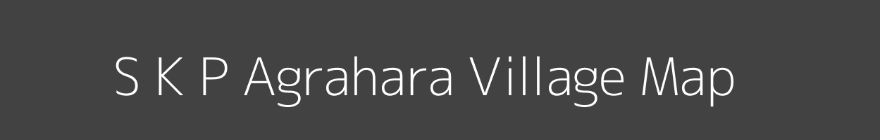 Map of S K P Agrahara Village in Karnataka Image