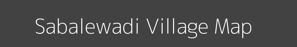 Map of Sabalewadi Village in Maharashtra Image