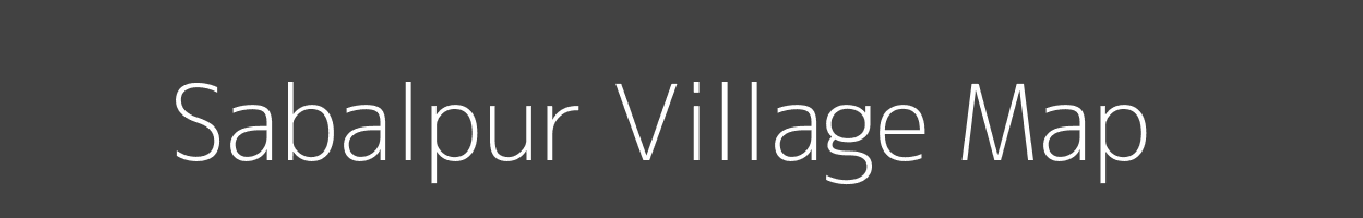 Map of Sabalpur Village in Uttar Pradesh Image