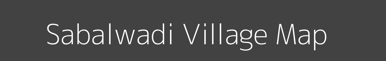 Map of Sabalwadi Village in Maharashtra Image