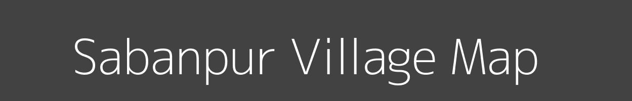 Map of Sabanpur Village in Jharkhand Image