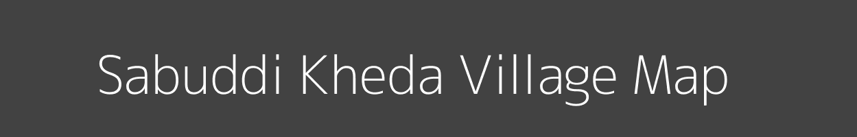 Map of Sabuddi Kheda Village in Madhya Pradesh Image