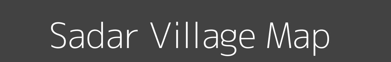 Map of Sadar Village in Madhya Pradesh Image
