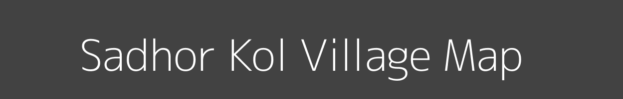 Map of Sadhor Kol Village in Uttar Pradesh Image