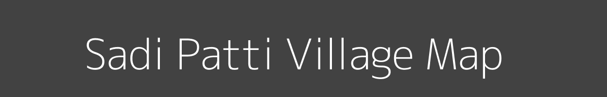 Map of Sadi Patti Village in Uttar Pradesh Image