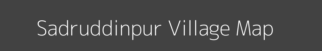 Map of Sadruddinpur Village in Uttar Pradesh Image