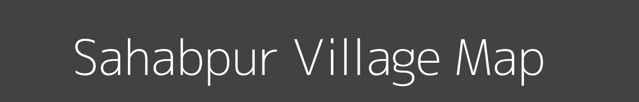 Map of Sahabpur Village in Uttar Pradesh Image