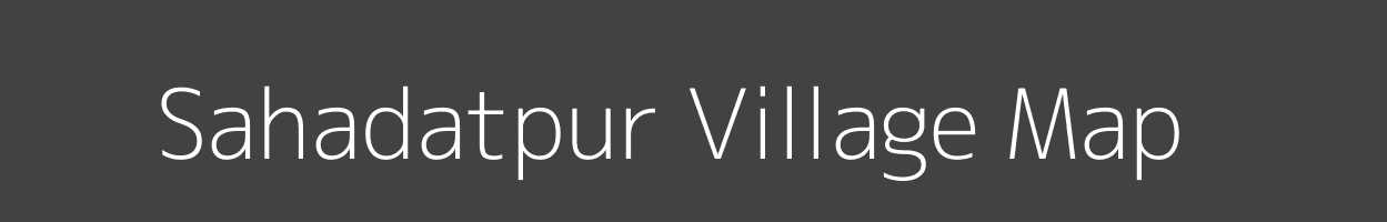 Map of Sahadatpur Village in Uttar Pradesh Image