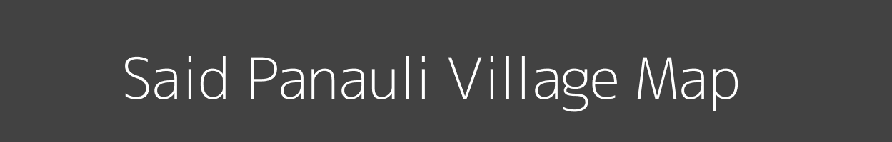 Map of Said Panauli Village in Uttar Pradesh Image