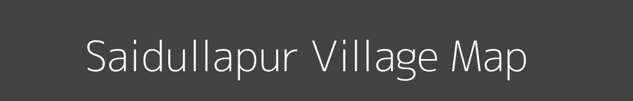 Map of Saidullapur Village in Uttar Pradesh Image