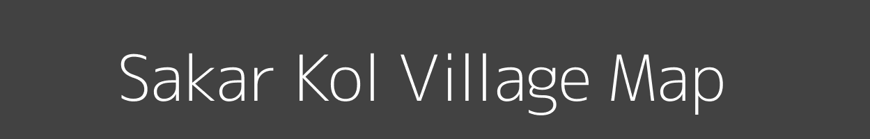 Map of Sakar Kol Village in Uttar Pradesh Image