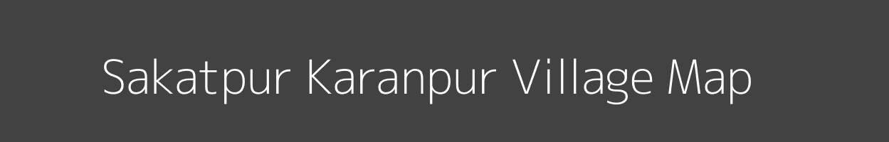 Map of Sakatpur Karanpur Village in Uttar Pradesh Image