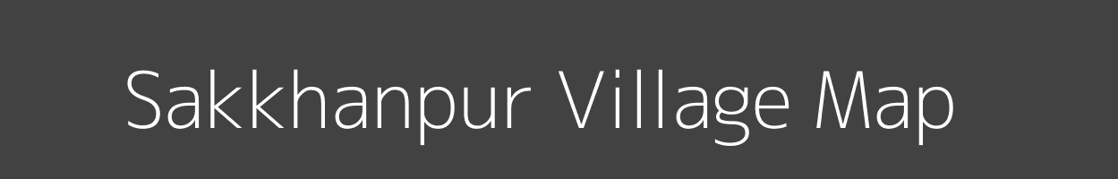 Map of Sakkhanpur Village in Uttarakhand Image