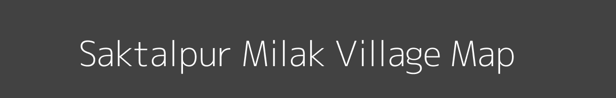 Map of Saktalpur Milak Village in Uttar Pradesh Image