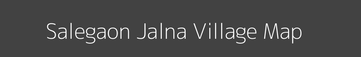 Map of Salegaon Jalna Village in Maharashtra Image