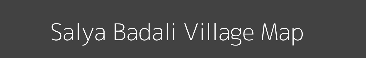 Map of Salya Badali Village in Madhya Pradesh Image