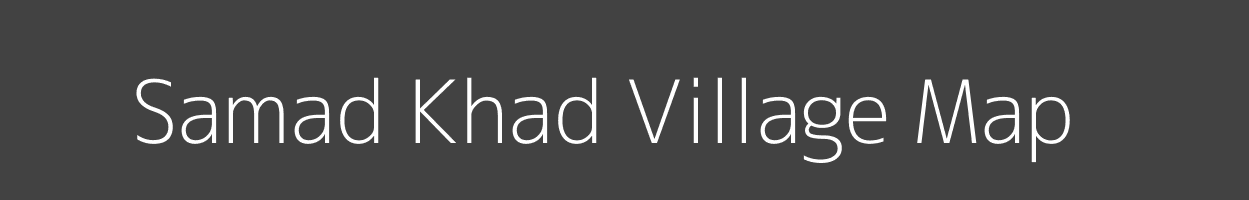 Map of Samad Khad Village in Jammu and Kashmir Image