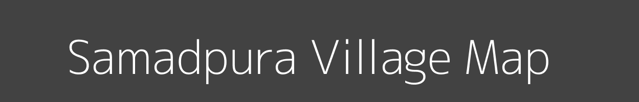 Map of Samadpura Village in Madhya Pradesh Image