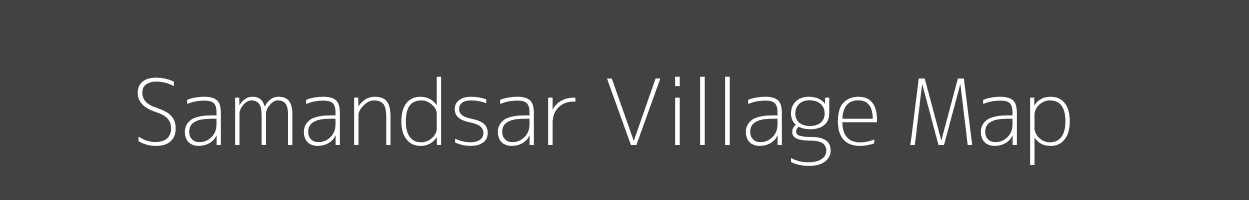Map of Samandsar Village in Rajasthan Image
