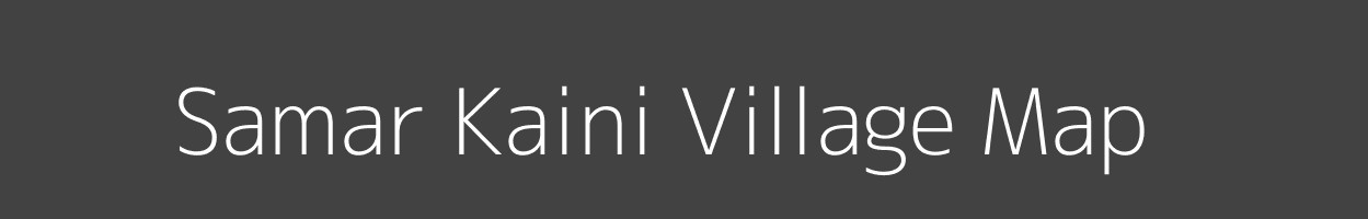 Map of Samar Kaini Village in Madhya Pradesh Image