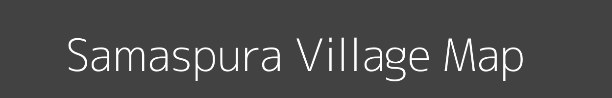 Map of Samaspura Village in Madhya Pradesh Image