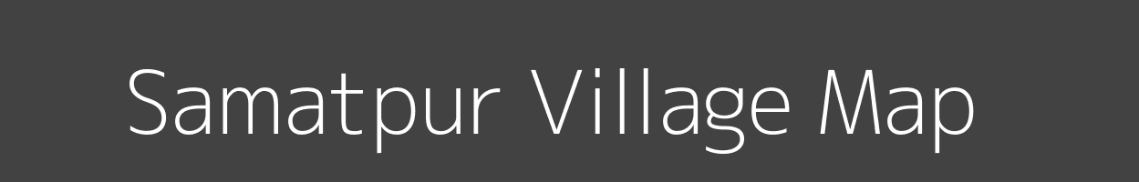 Map of Samatpur Village in Madhya Pradesh Image