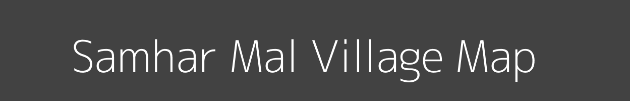 Map of Samhar Mal Village in Madhya Pradesh Image