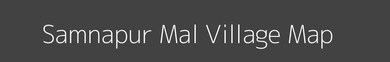 Map of Samnapur Mal Village in Madhya Pradesh Image