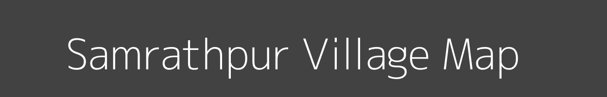 Map of Samrathpur Village in Uttar Pradesh Image