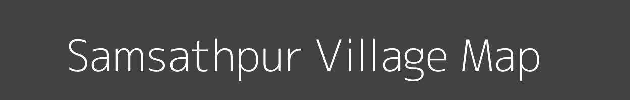 Map of Samsathpur Village in Uttar Pradesh Image