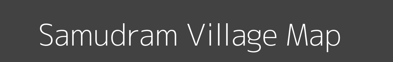 Map of Samudram Village in Tamil Nadu Image